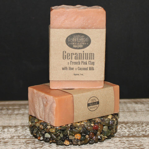 GERANIUM & PINK CLAY with Aloe & Coconut Milk