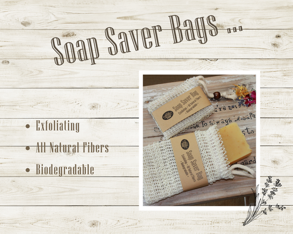 2 Large Half Bars & Exfoliating Soap Bag ~ FREE SHP