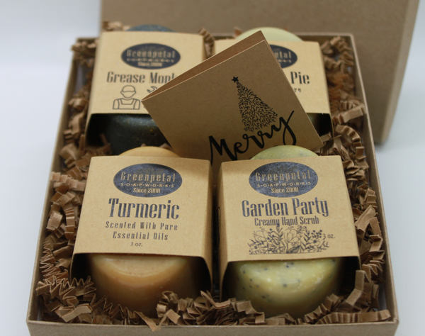 Soap Gift Box of 4 Smaller Oval Soap